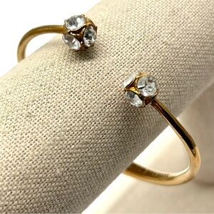 Kate Spade Lady Marmalade Rose Gold Hinged Bangle Bracelet